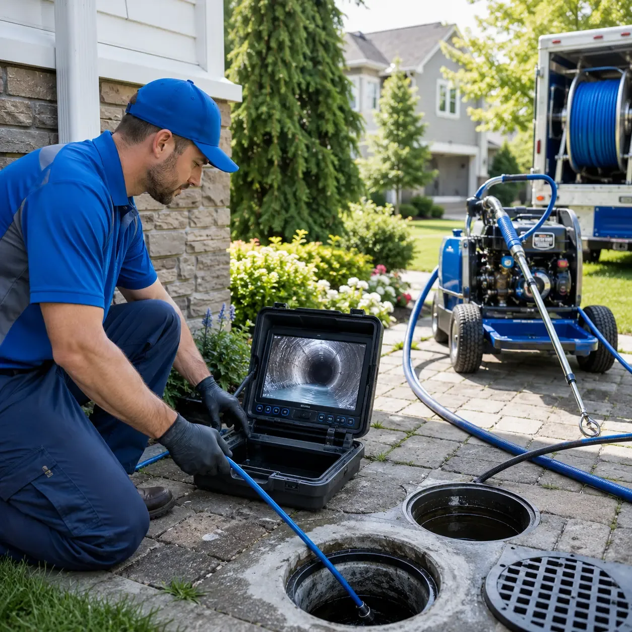 Outdoor drain cleaning professionals serving Tamaqua, PA